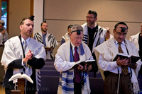 Congregation Beth Israel minyan daveningn during the week